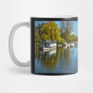 The River Thames At Streatley Mug